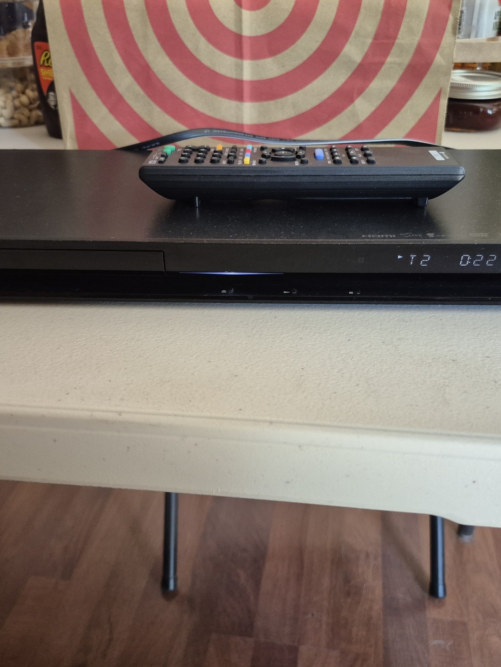 Sony BDP-S370 Black Blu-ray Media Player with Remote Included.